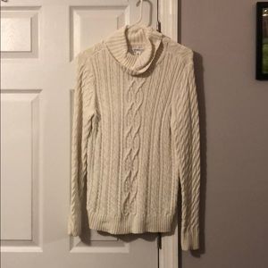 White Turtle Neck Sweater